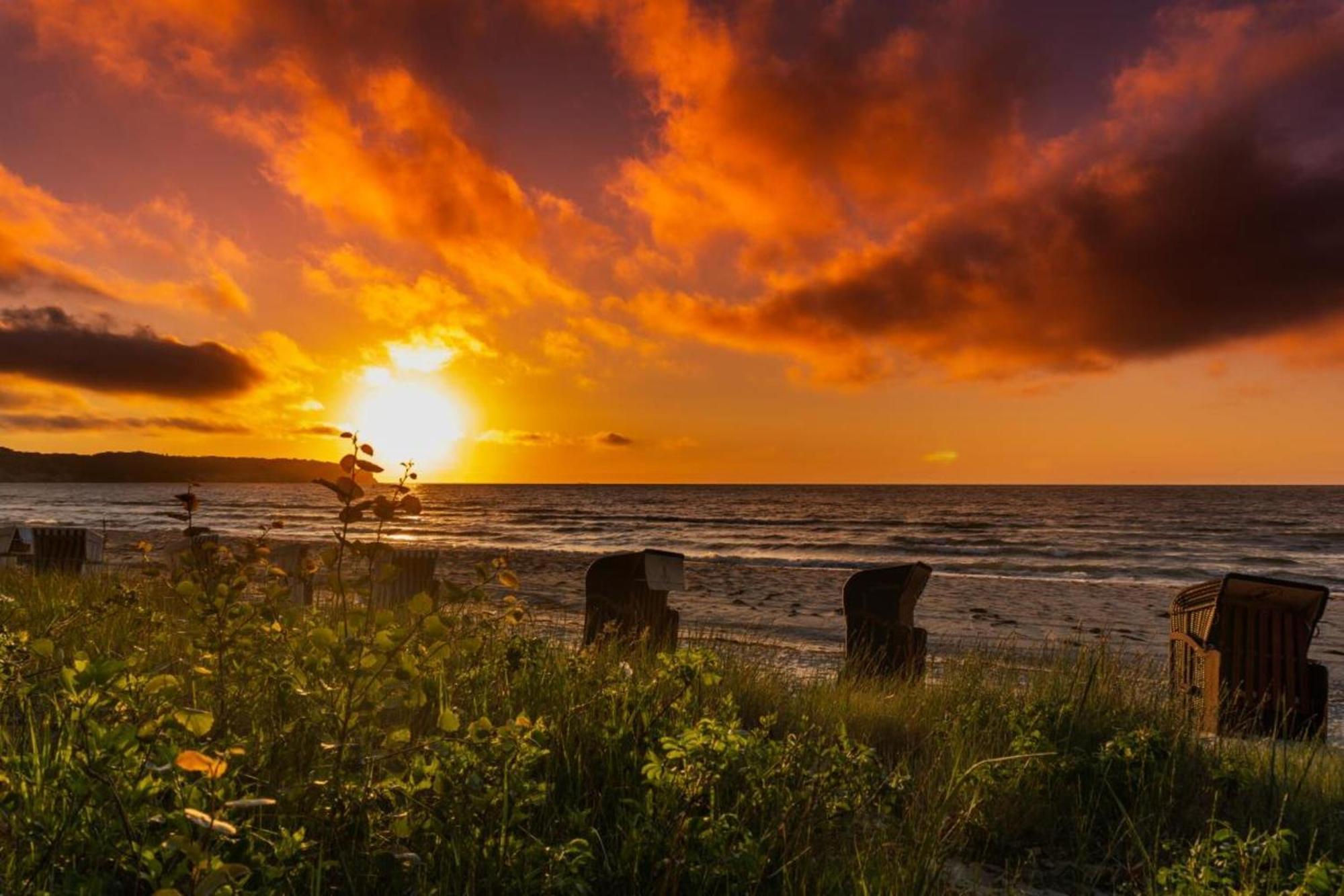 Traumhaftes Appartement - Odins Blick Wohnung 13 , Sauna Und Privatstrand, Blick Zur Ostsee Lobbe Exteriér fotografie