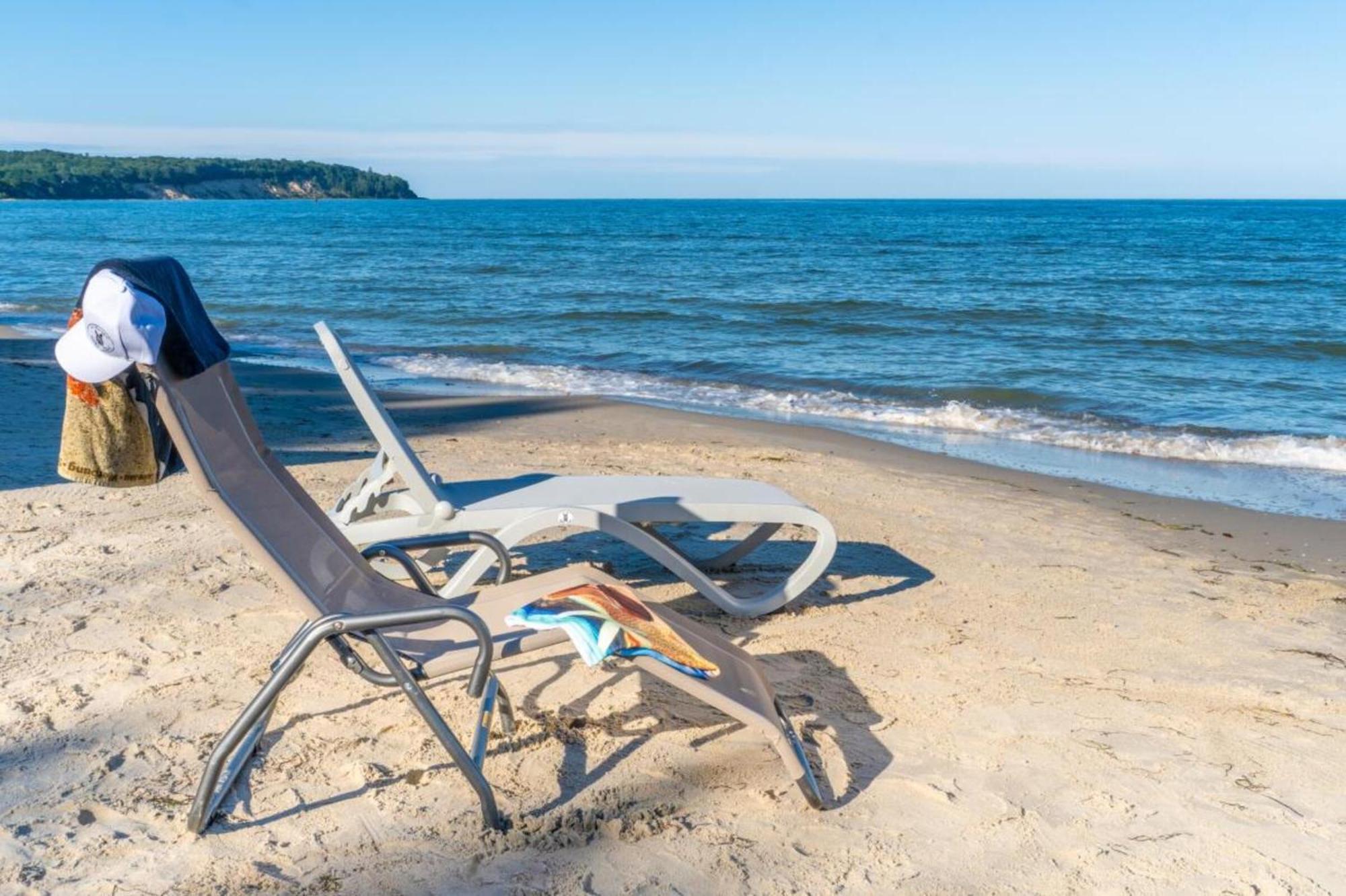 Traumhaftes Appartement - Odins Blick Wohnung 13 , Sauna Und Privatstrand, Blick Zur Ostsee Lobbe Exteriér fotografie